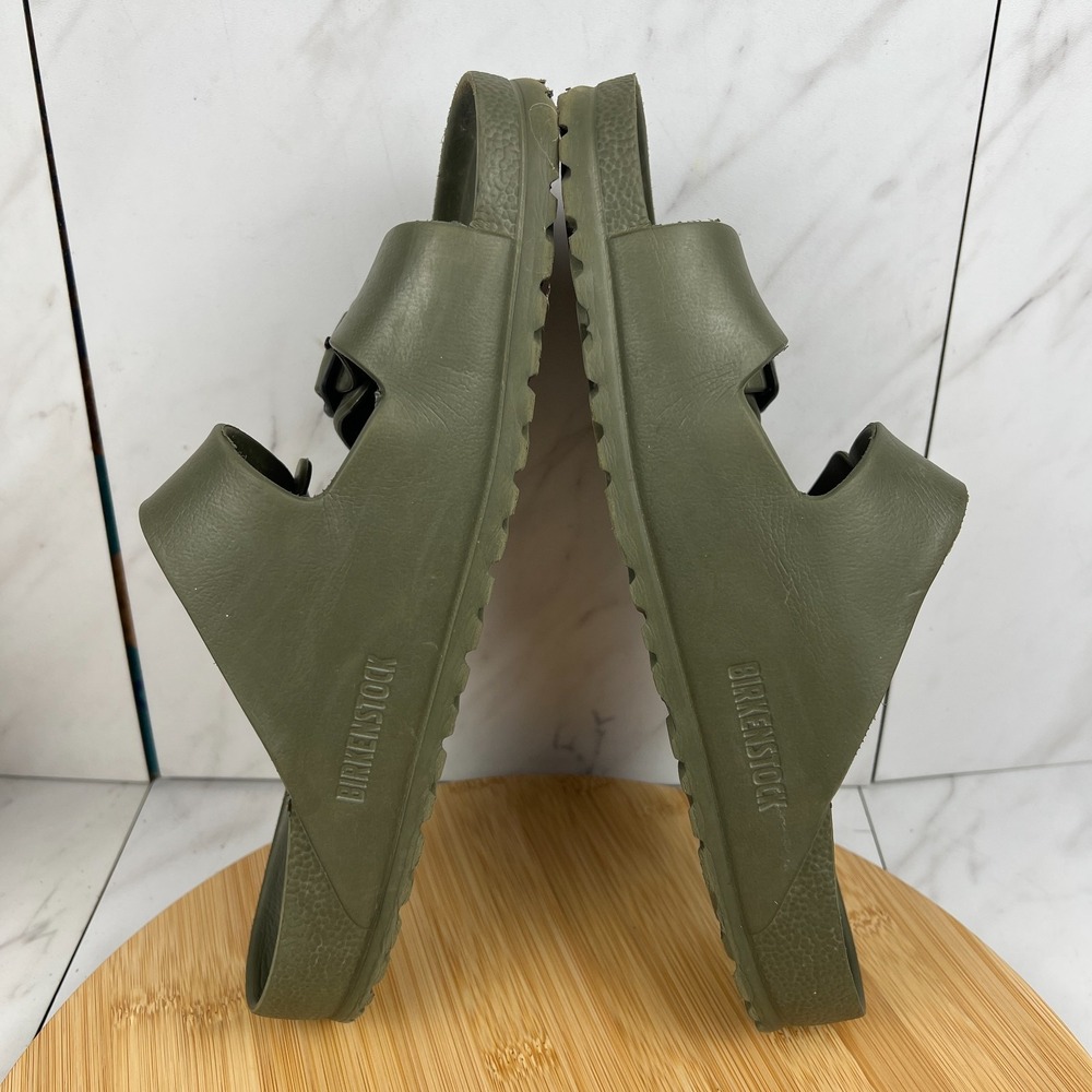 Birkenstock Arizona EVA Mens Size 9 [EU 42] Green Rubber Slides Sandals Shoes - Picture 5 of 10
